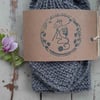 Light Grey bow scarf