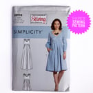 Sewing Pattern, Misses' dress, Simplicity S8910