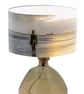 Photographic Lampshade, Crosby Beach, Liverpool, Coastal Lampshade, seaside lamp - Image 1