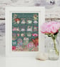 'Tea Plant Guide' Illustration Print A4 Unframed  - Image 4