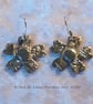 Silver Flower Earrings - Image 3