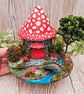 Bridge Cottage - Indoor Handmade Fairy House - Image 9