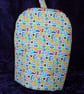 Multi colour small owls small coffee pot cosy - Image 3