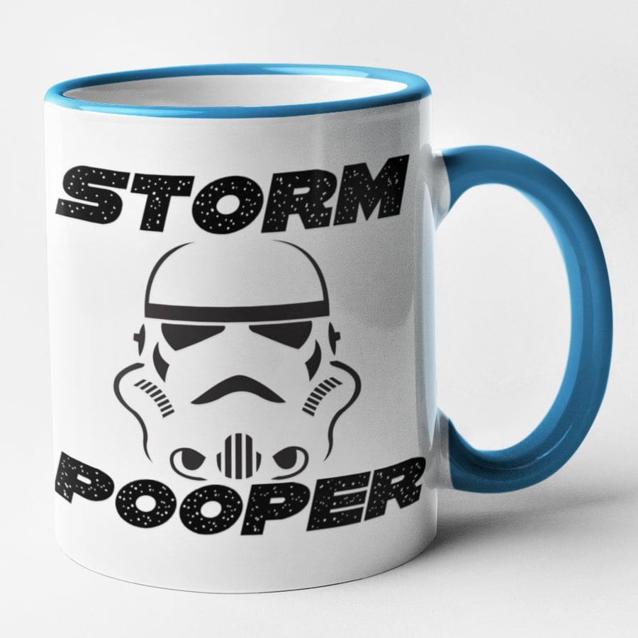 Storm Pooper Mug -Funny Storm Trooper Star Wars themed Mug
