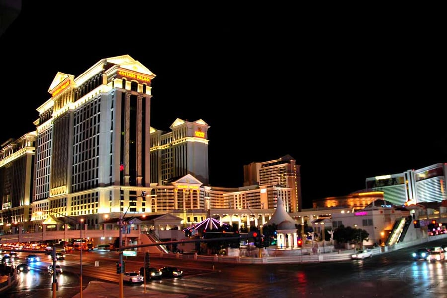 Caesars Palace Hotel Las Vegas America Photograph Print