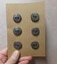 Handmade Buttons, Pack of 6 ceramic buttons - Image 6