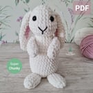 Beryl the Bunny Crochet Pattern, Rabbit Amigurumi Pattern