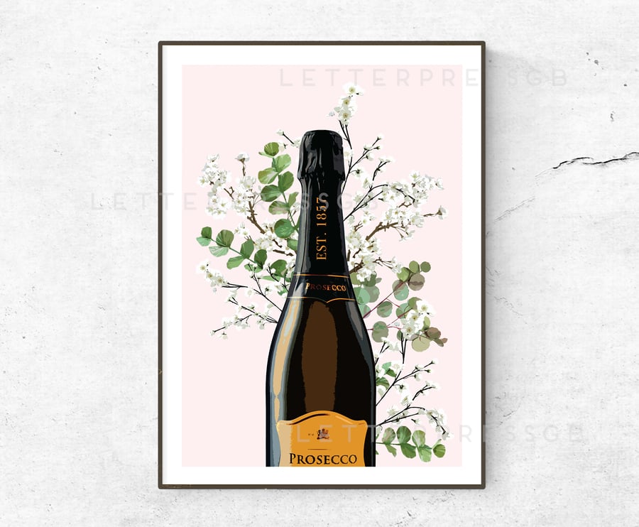 Prosecco Poster, Print