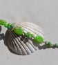 Green Sea Sediment Jasper Gemstone Beaded Chakra Bracelet "Gala" - Image 4