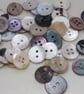 100 Medium Mixed Shell or Shell-type Buttons - Image 1