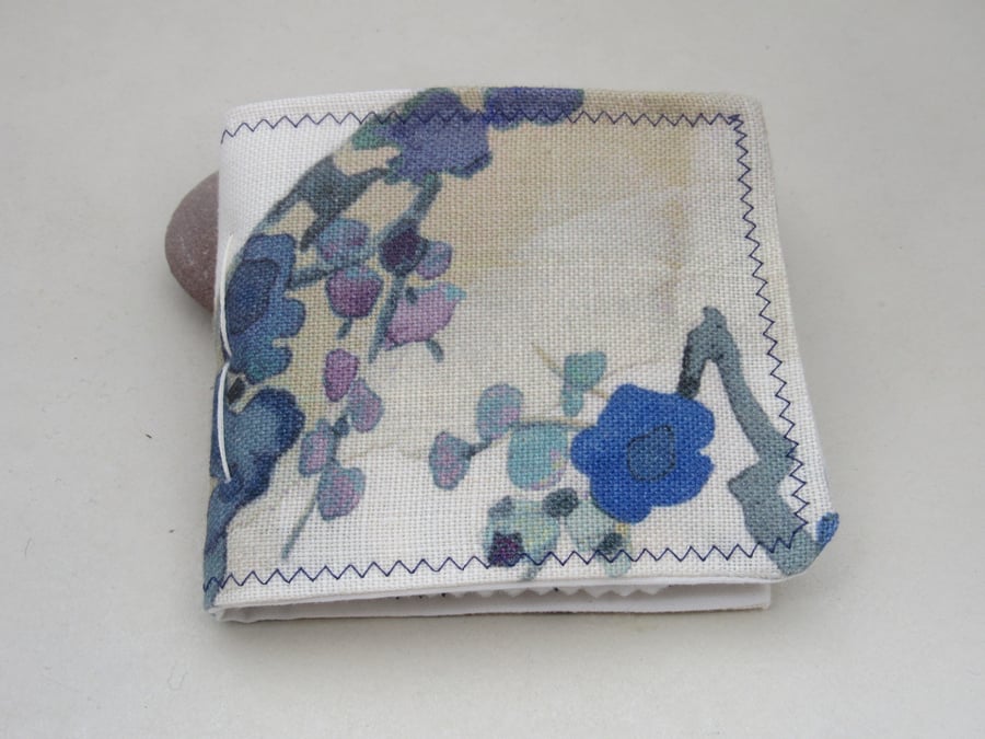 Handmade Floral Linen Needlebook