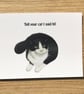 A6 Animal Post Card (White Background) - Image 10