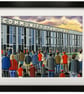 York. Framed & Unframed Art Print, City Football Club FC, Community Stadium Gift - Image 1