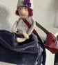 Beatrice - needle felted art doll - Image 4
