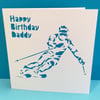 Ski Greeting Card - Skiing - Skier - Birthday Card -Greeting Card - Personalised