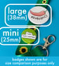 You are safe with me badge. Also available as pocket pebble, magnet, keyring - Image 4