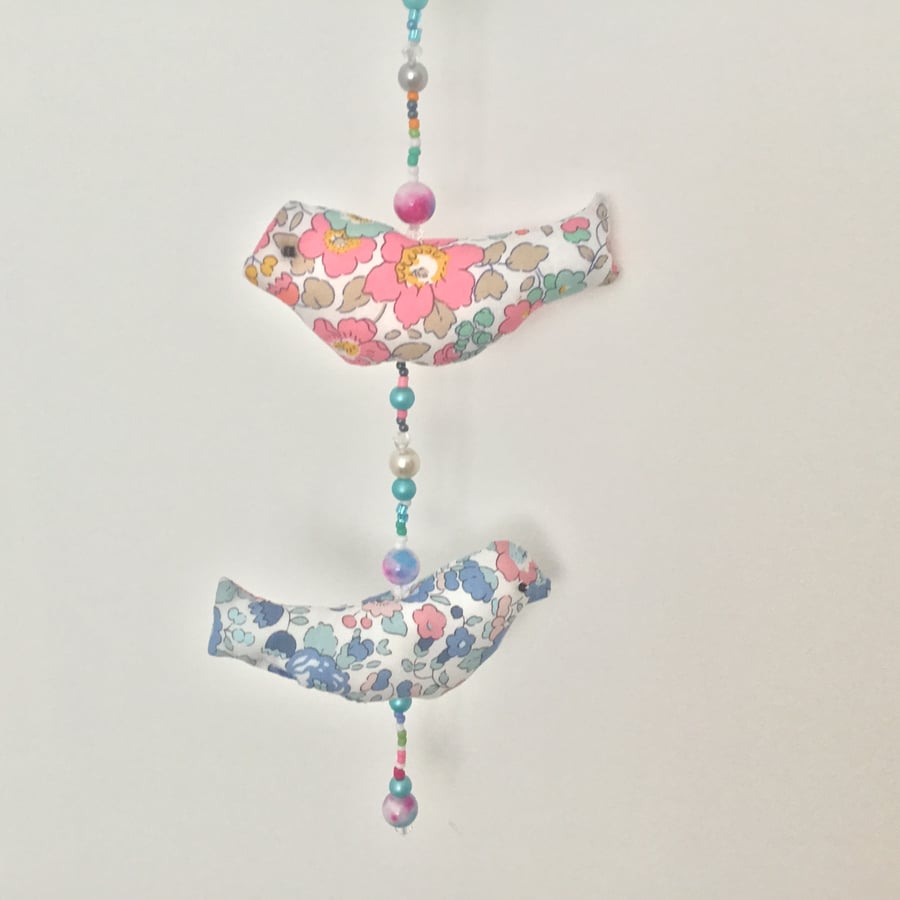 Liberty Bird Hanging Decoration with Beads