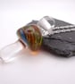 lampwork glass toadstool pendant necklace - Image 2