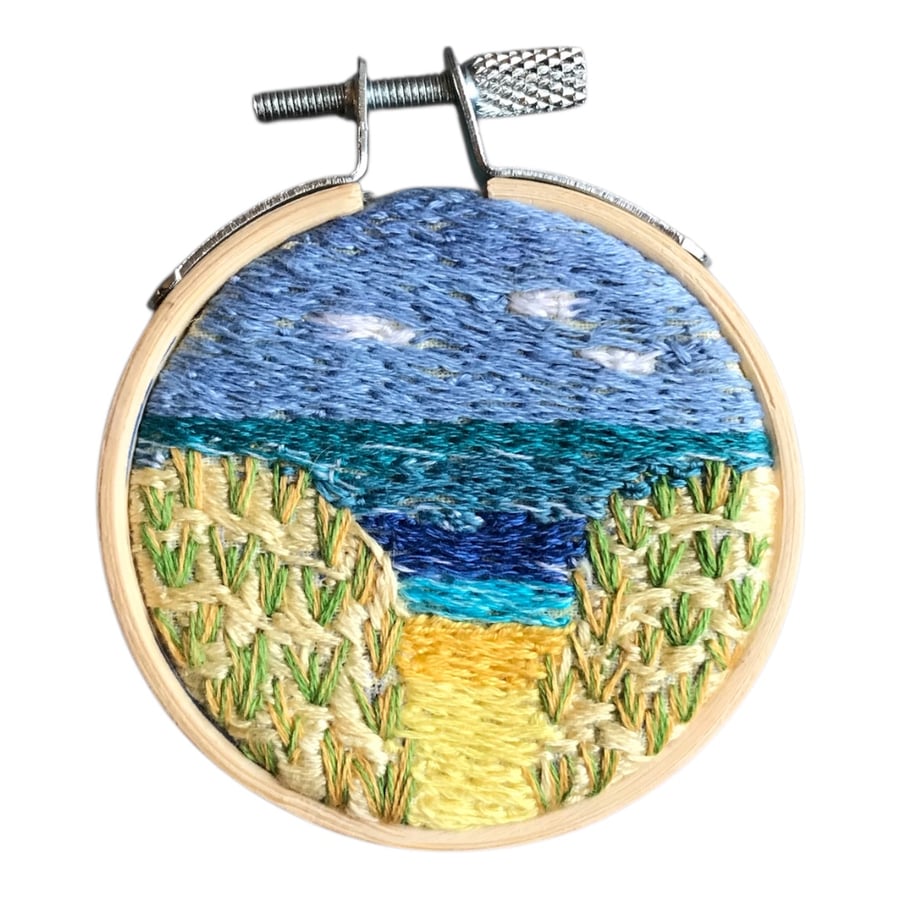 Between the sand dunes