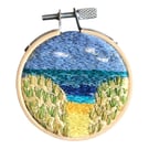 Between the sand dunes