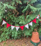 Christmas fabric bunting