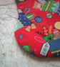 Christmas Stocking with stockings full of Gifts on a red background  - Image 4
