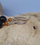 Smokey Quartz & Austrian Crystal Earrings  - Image 1