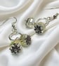 Faceted Glass Crystal Earrings