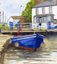 Heybridge - A Boat by the Lock Gates. - Image 2