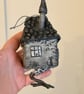 Spun Cotton Baba Yaga Hut Black - Image 5