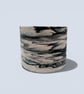 Large Black and White Marble Effect Plant Pot Indoor Houseplant Planter