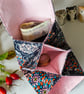 Small wallet, accordian style in cosy Autumn courduroys for cards and cash - Image 9