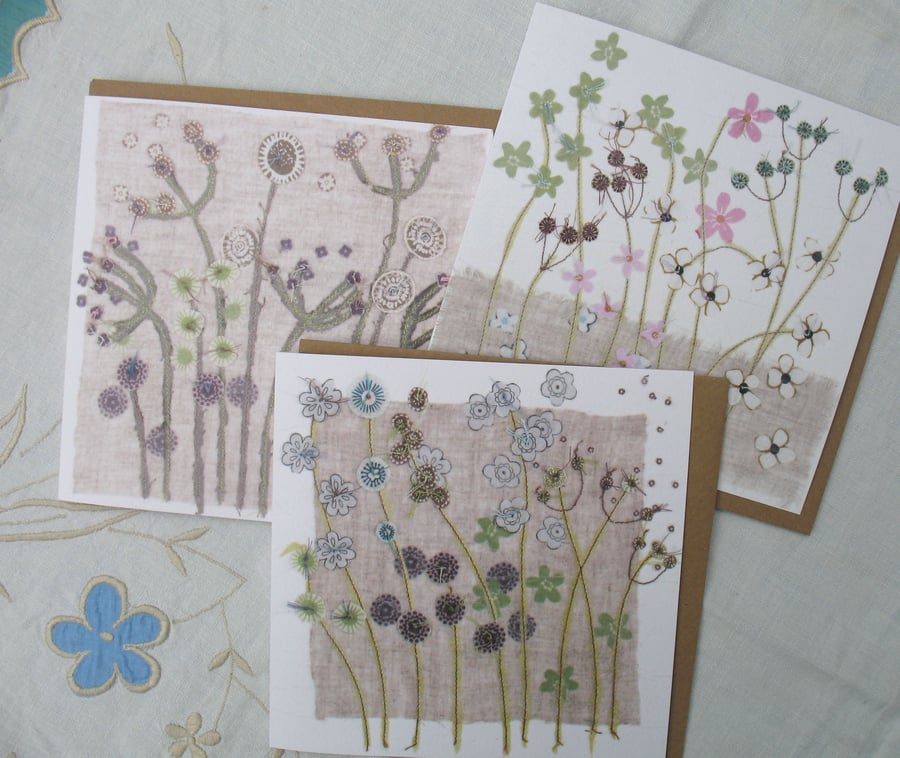 Set of 3  Hedgerow cards