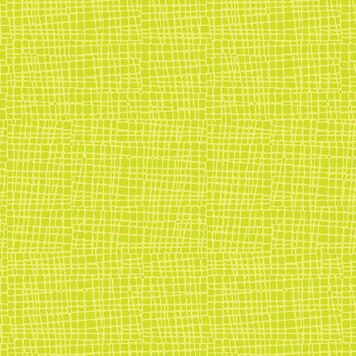 Toadily Cute Crosshatch blender in lime  - Benartex 