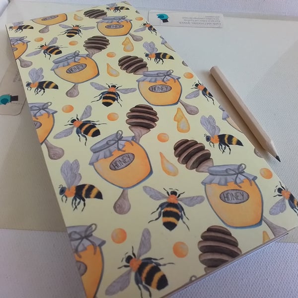 Shopping list pad. Bees. 978