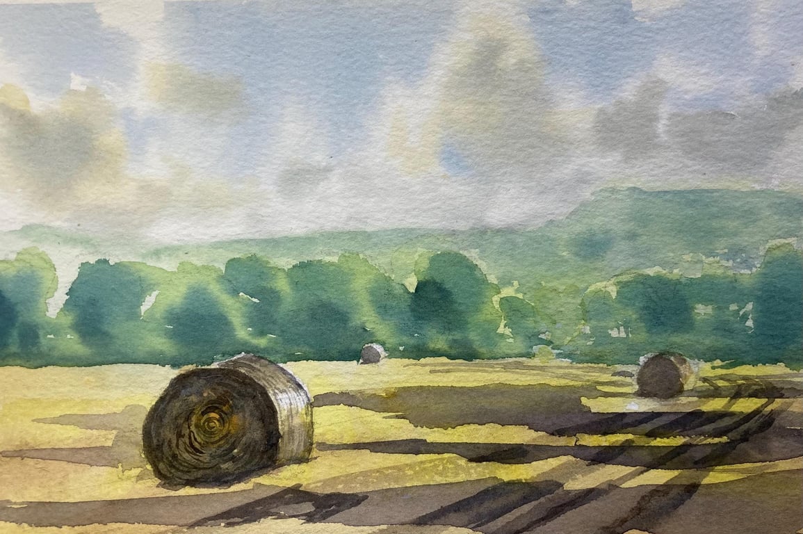 En plein air 2022 (Original Watercolour painting) watercolor, watercolour art