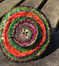 Domed Circle Brooch - inspired by Kandinsky - Image 1