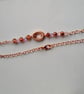 Vintage Rose Crystal And Rosegold Chain Anklet - Image 5