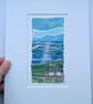 Sparkle Cottage - Painted paper collage. A4 Mounted only - Image 7