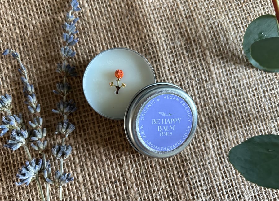 Be Happy Balm – Aromatherapy Rescue Balm 15ml – 100% natural, Sleep