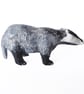 Badger Ceramic Sculpture - Handmade - Image 3
