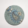 Embellished Textile Pin Card