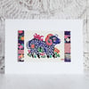 Handmade card: Chinese paper cut goat