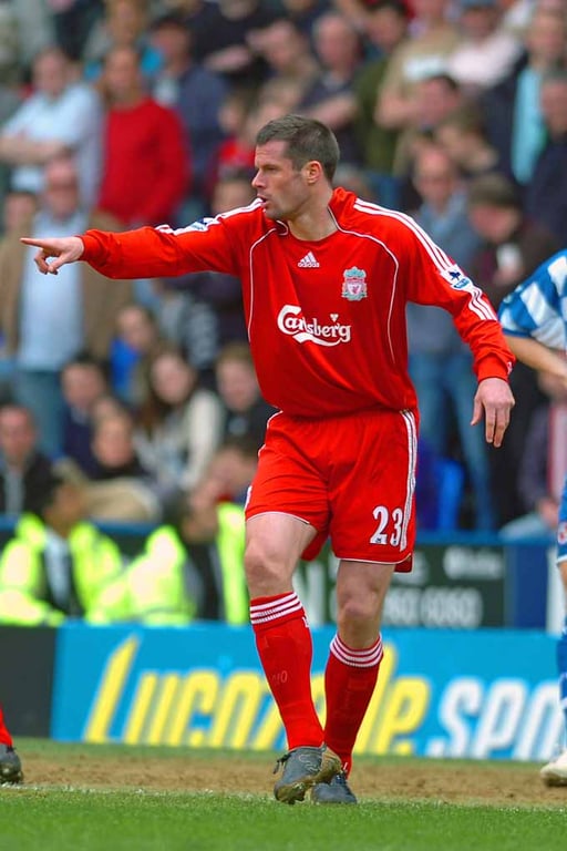 Liverpool FC player Jamie Carragher Photograph Print