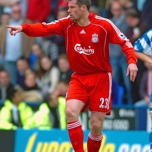 Liverpool FC player Jamie Carragher Photograph Print