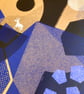 Donkey Abstract No.1 three-colour A2 screen-print - Image 4