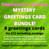 SALE Mystery Box Greetings Card Bundle Bunny Rabbit Themed x 8 