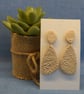 Botanical Organic Statement Earrings - Image 5