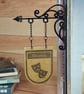 Drama Genre Divider Bookshelf Decor  Solid Walnut Library Sign