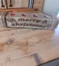 rustic wooden Tea Light Christmas centrepiece
